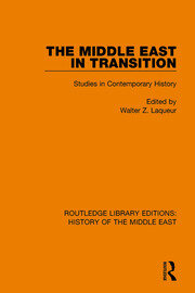 The Middle East in Transition: Studies in Contemporary History book cover