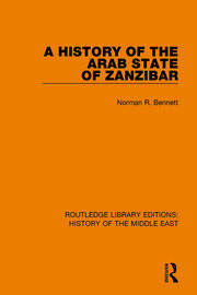A History of the Arab State of Zanzibar book cover