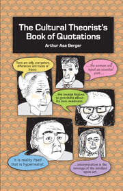 The Cultural Theorist's Book of Quotations book cover
