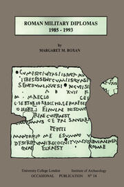 Roman Military Diplomas 1985 to 1993 book cover