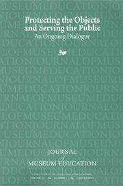 Protecting the Objects and Serving the Public: Journal of Museum Education 36:2 Thematic Issue book cover
