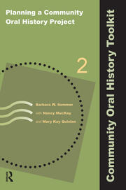 Planning a Community Oral History Project book cover