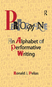 Performance: An Alphabet of Performative Writing book cover