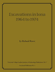 Excavations in Iona 1964 to 1974 book cover
