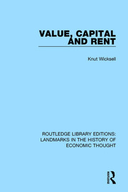 Value, Capital and Rent book cover