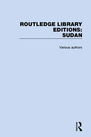 Routledge Library Editions: Sudan book cover