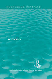 Routledge Revivals: Selected Works of A. J. Arberry book cover