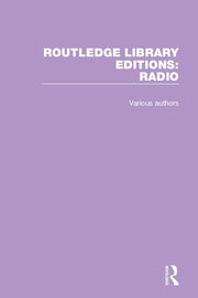 Routledge Library Editions: Radio book cover