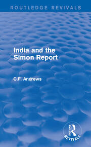 Routledge Revivals: India and the Simon Report (1930) book cover