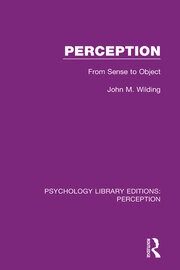 Perception: From Sense to Object book cover