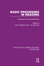 Basic Processes in Reading: Perception and Comprehension book cover