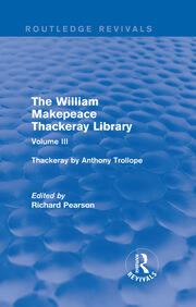 The William Makepeace Thackeray Library: Volume III - Thackeray by Anthony Trollope book cover