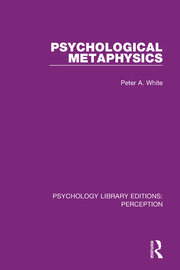 Psychological Metaphysics book cover
