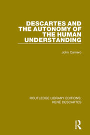 Descartes and the Autonomy of the Human Understanding book cover