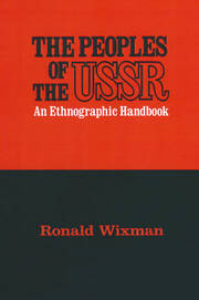 Peoples of the USSR: An Ethnographic Handbook book cover