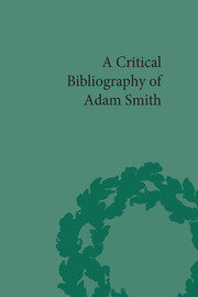 A Critical Bibliography of Adam Smith book cover