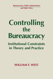 Controlling the Bureaucracy: Institutional Constraints in Theory and Practice book cover