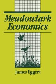 Meadowlark Economies: Work and Leisure in the Ecosystem book cover