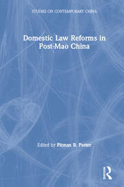 Domestic Law Reforms in Post-Mao China book cover