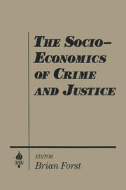 The Socio-economics of Crime and Justice book cover