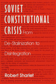Soviet Constitutional Crisis book cover