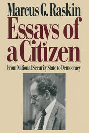 Essays of a Citizen: From National Security State to Democracy: From National Security State to Democracy book cover