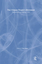 The Chinese People's Movement: Perspectives on Spring, 1989 book cover