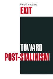 Exit Toward Post-Stalinism book cover