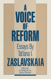 A Voice of Reform: Essays book cover