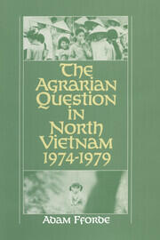 The Agrarian Question in North Vietnam, 1974-79 book cover