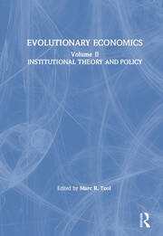 Evolutionary Economics: v. 2: Institutional Theory and Policy book cover