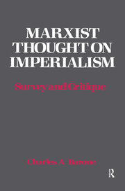 Marxist Thought on Imperialism: Survey and Critique book cover