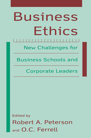 Business Ethics: New Challenges for Business Schools and Corporate Leaders book cover