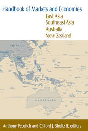 Handbook of Markets and Economies: East Asia, Southeast Asia, Australia, New Zealand: East Asia, Southeast Asia, Australia, New Zealand book cover