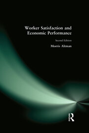Worker Satisfaction and Economic Performance book cover