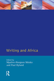 Writing and Africa book cover