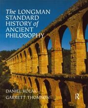 The Longman Standard History of Ancient Philosophy book cover