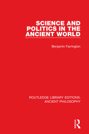 Science and Politics in the Ancient World book cover