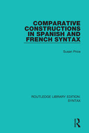 Comparative Constructions in Spanish and French Syntax book cover