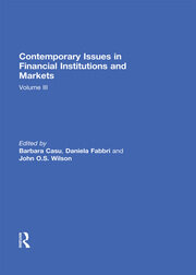 Contemporary Issues in Financial Institutions and Markets: Volume III book cover