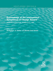 Proceedings of the International Symposium on Design Review (Routledge Revivals): University of Cincinnati, October 8-11, 1992 book cover
