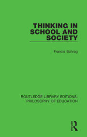 Thinking in School and Society book cover