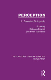 Perception: An Annotated Bibliography book cover