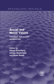 Social and Moral Values: Individual and Societal Perspectives book cover