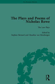 The Plays and Poems of Nicholas Rowe book cover
