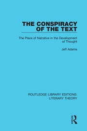 The Conspiracy of the Text: The Place of Narrative in the Development of Thought book cover