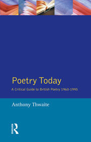 Poetry Today: A Critical Guide to British Poetry 1960-1995 book cover