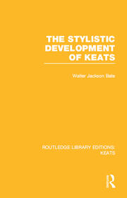 The Stylistic Development of Keats book cover
