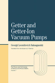 Getter And Getter-Ion Vacuum Pumps book cover