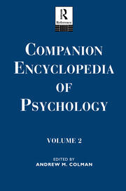 Companion Encyclopedia of Psychology: Volume Two book cover